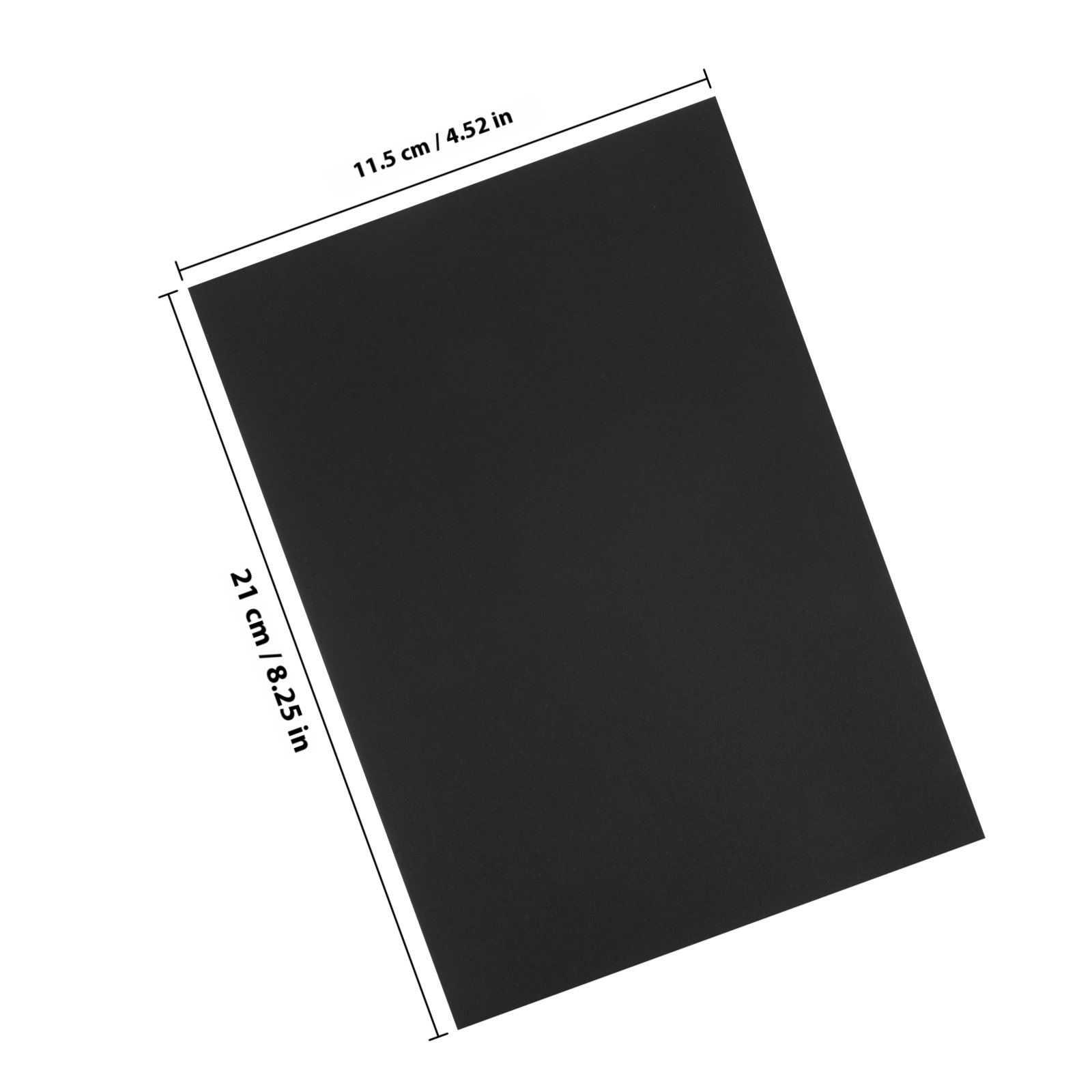 50Sheets Black Cardstock Thick - Papercraft Supply Invitation recension och pris