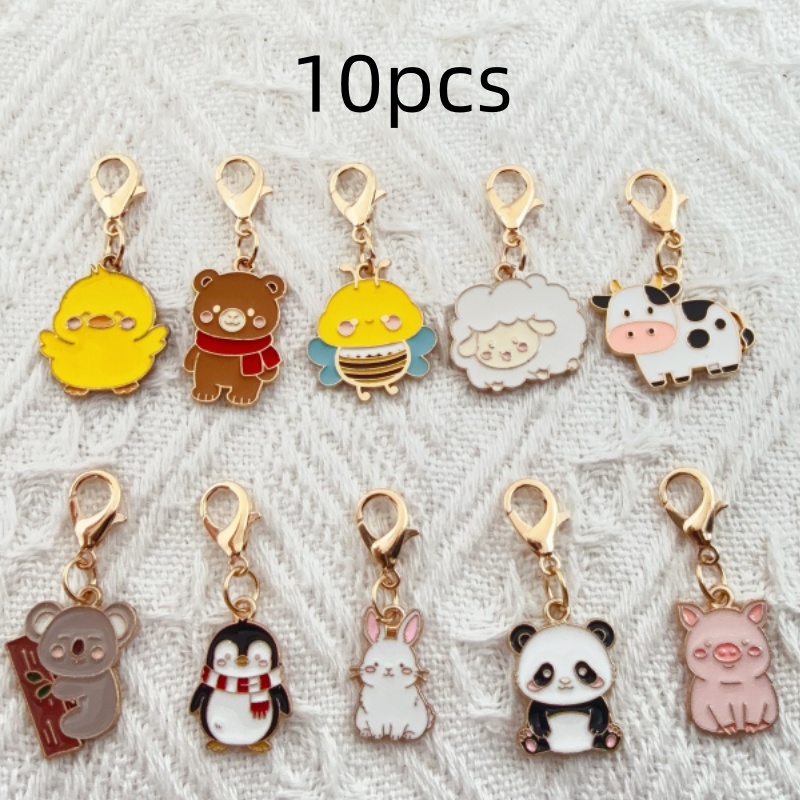10pcs alloy drip oil cartoon a - Party Favor Bag recension och pris