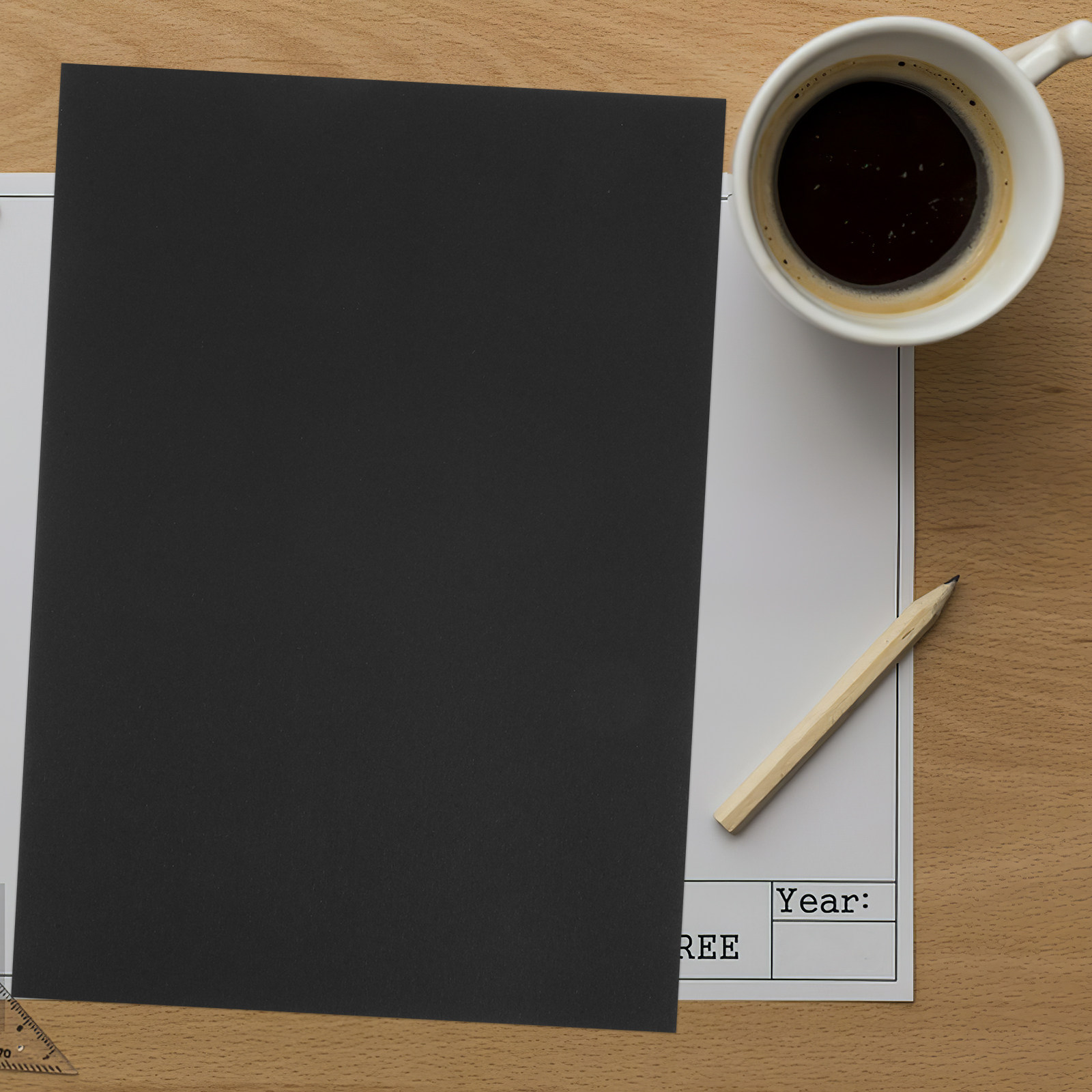 50Sheets Black Cardstock Thick - Papercraft Supply Invitation recension och pris