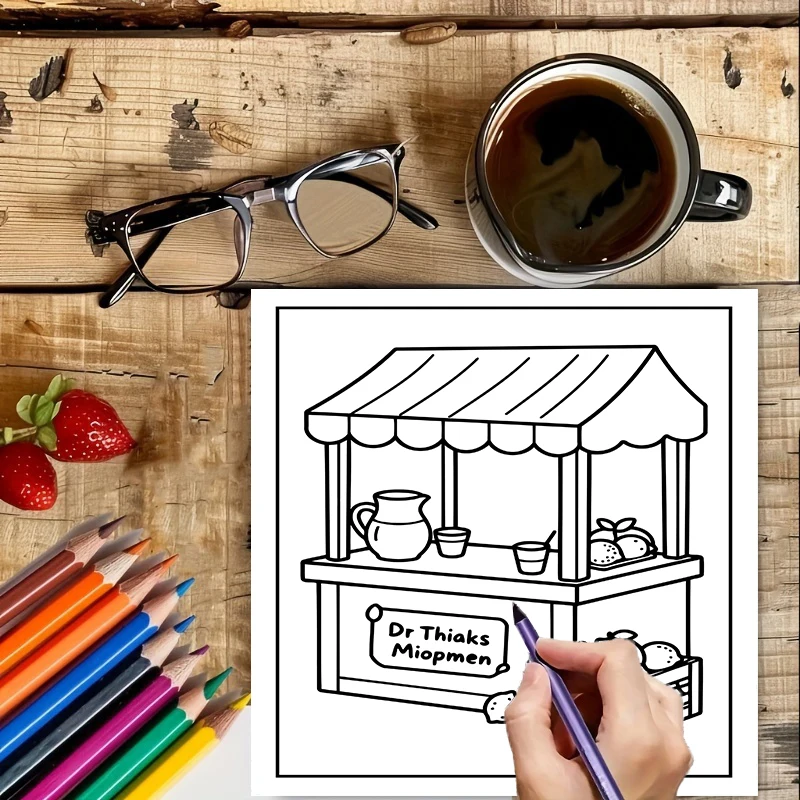 Coloring Book Little Spaces fo - Event Supplies recension och pris