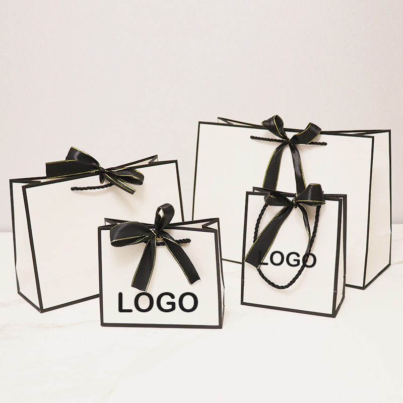 10Pcs Customized Logo Paper Ba - Event Party Shop recension och pris