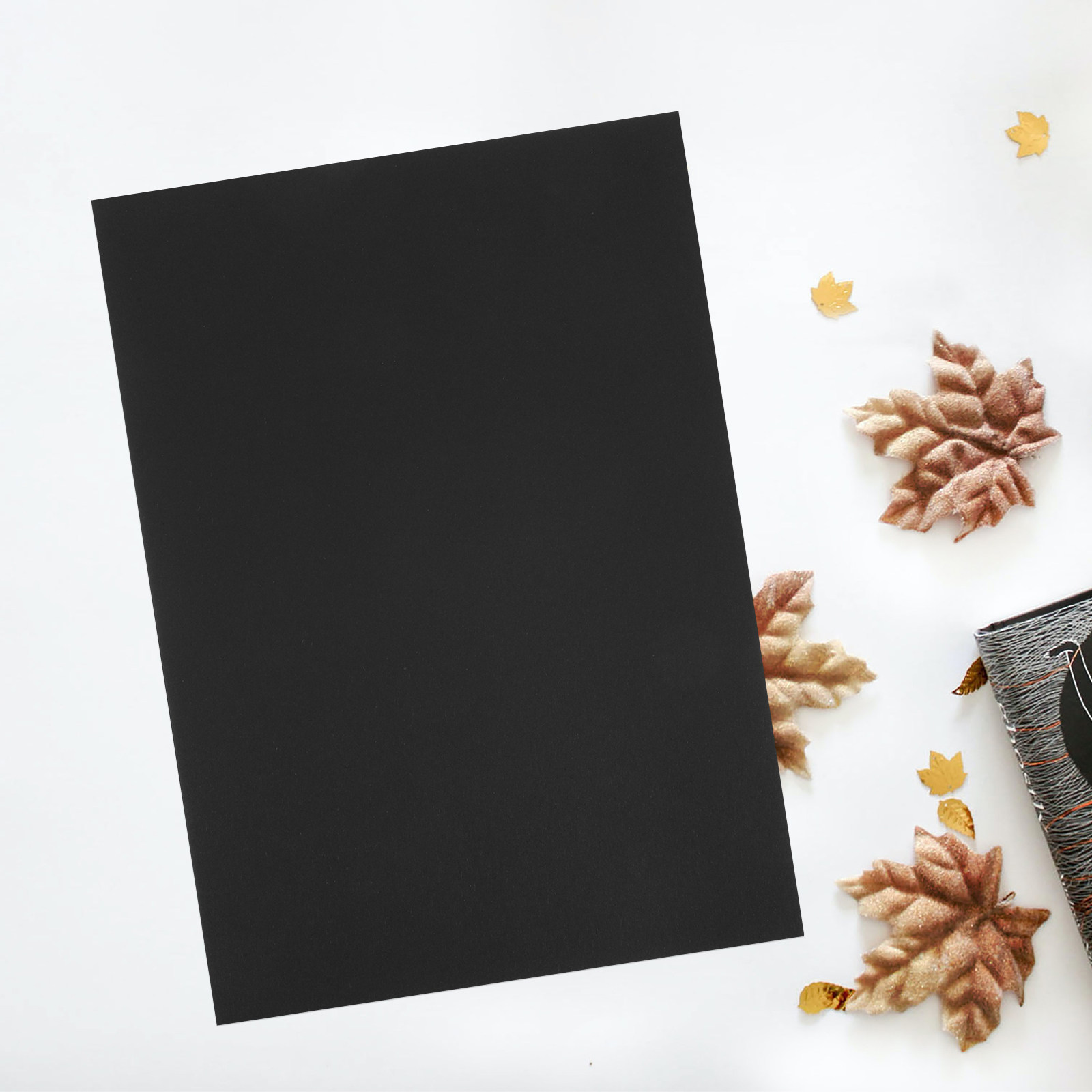 50Sheets Black Cardstock Thick - Papercraft Supply Invitation recension och pris