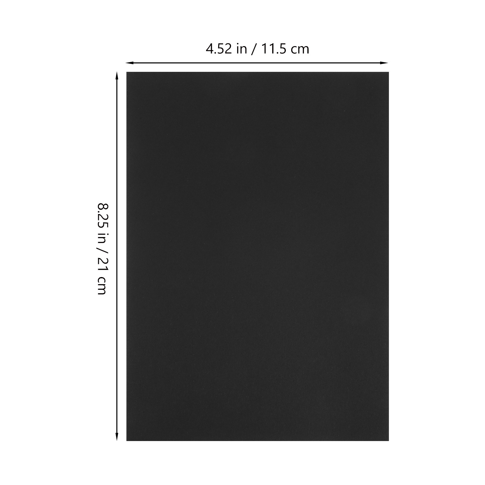 50Sheets Black Cardstock Thick - Papercraft Supply Invitation recension och pris