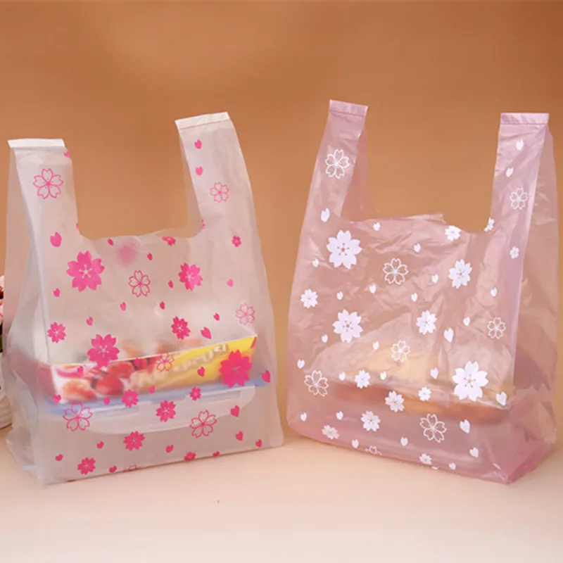 100Pcs/bag Pink Sakura Vest Ba - Event Party Shop recension och pris