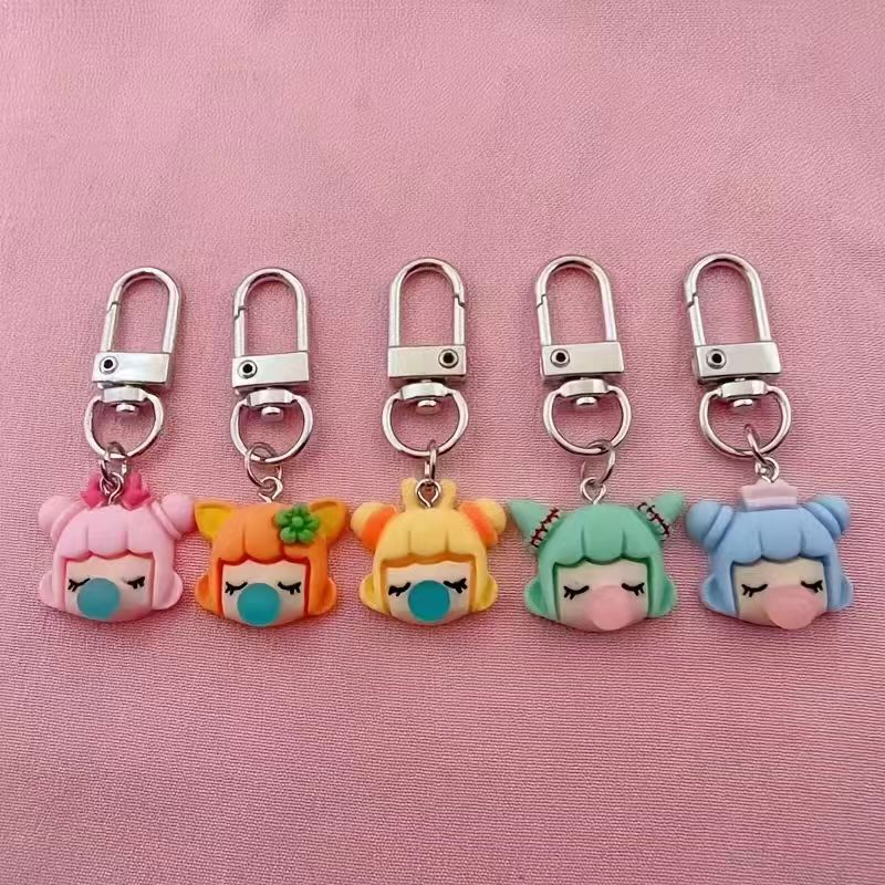 5pcs resin girl keychain, suit - Party Favor Bag recension och pris