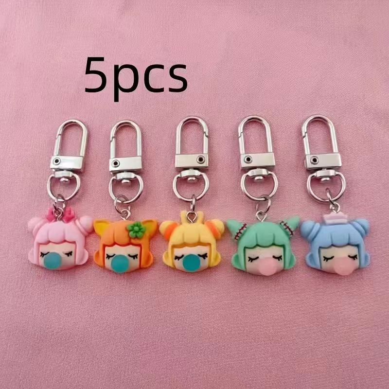 5pcs resin girl keychain, suit - Party Favor Bag recension och pris