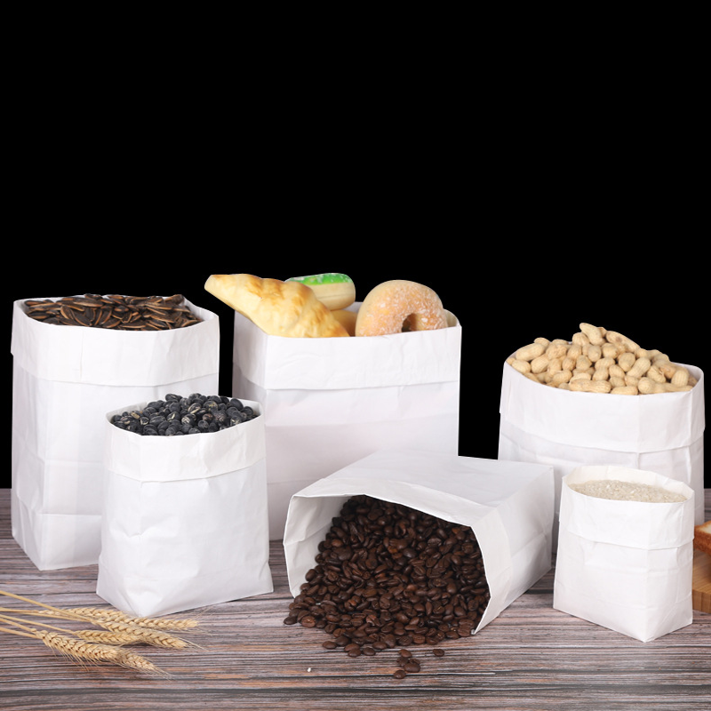 50Pcs/White Kraft Paper Bags F - Event Party Shop recension och pris